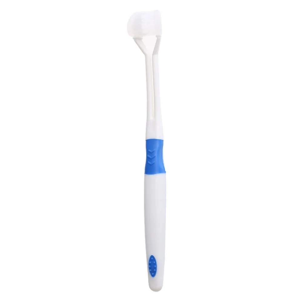 

New 3 Sided Child Health Tooth Brush Three Head 3 Sided Toothbrush Ultrafine Soft Bristle