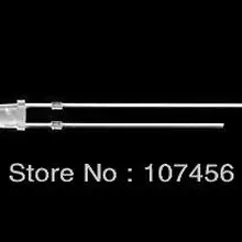 100 шт 3 мм белый Ультра яркий рассеянный белый светодиодный светильник молочно-белый объектив Большой/широкоугольный 3 мм свет лампы