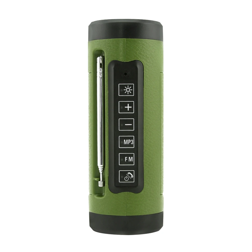 Mini Wireless Bluetooth Speaker Portable Hifi Stereo BT Speaker Subwoofer Speaker With Antenna Boombox FM Flashlight Mp3