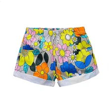 18M-6T Lovely Summer Style Girls Shorts Kids Beach Pants Flower Shorts for Girls fille bermuda menina