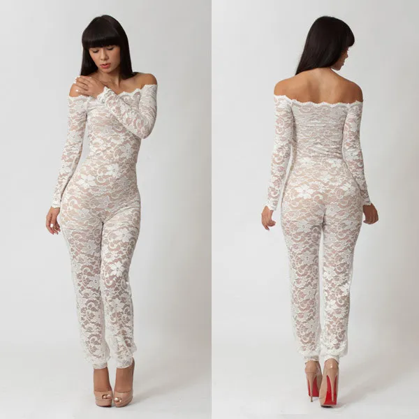 white jumper pants suit