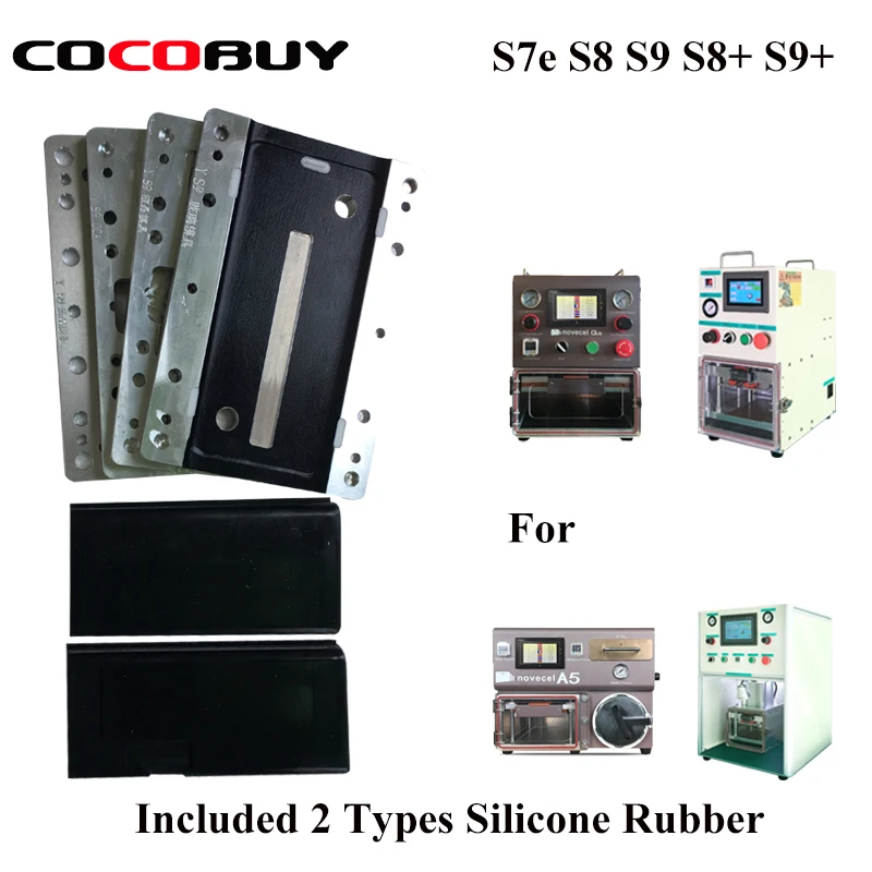 

LCD laminating mold for Samsung S6 edge S7 edge/S8/S8 plus/S9/S9 plus/Note 8/9 LCD glass OCA laminating repair Machine For YMJ