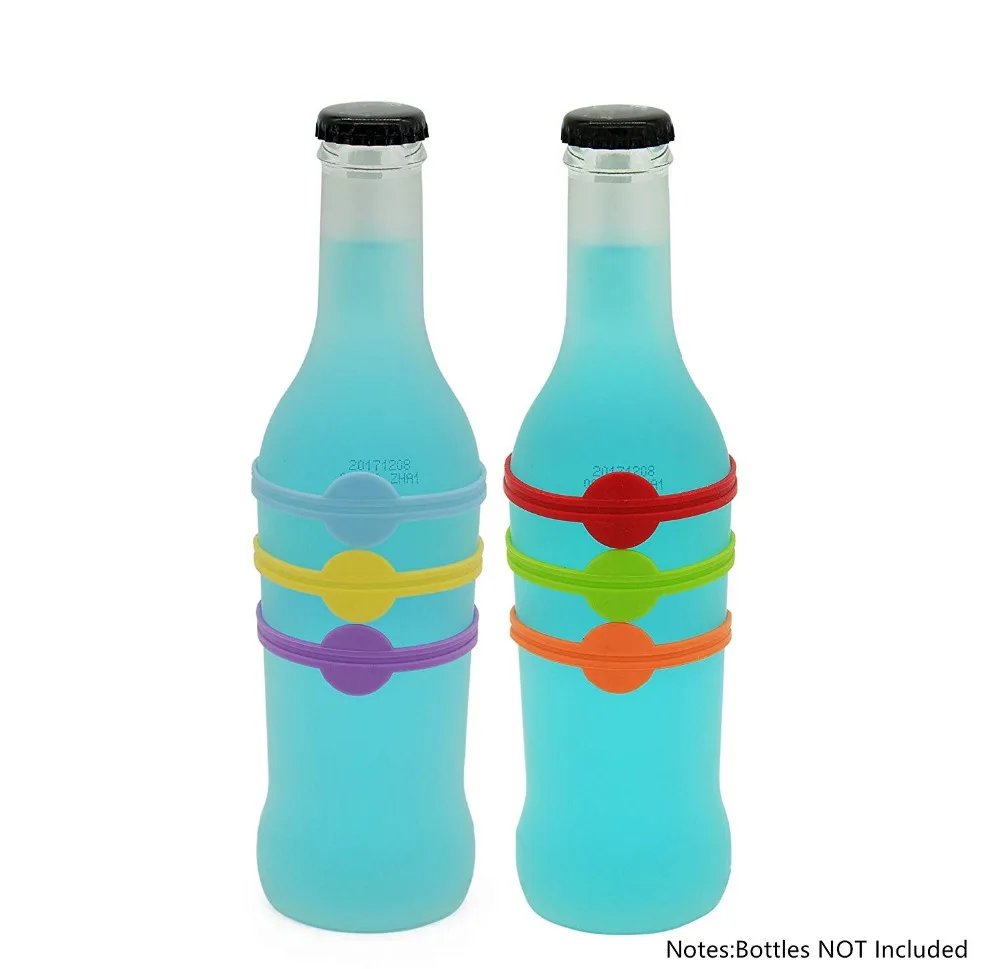 

6pcs Beer Glass Cup Wine Glass Bottle Strip Tag Marker