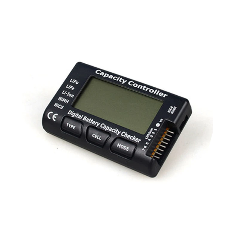 

1pc CellMeter-7 Digital Battery Capacity Checker Meter LiPo LiFe Li-ion Nicd NiMH Battery Voltage Tester Checking CellMeter 7
