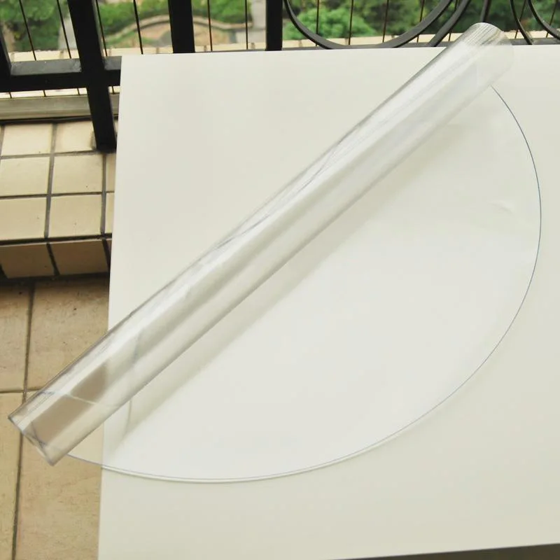  Transparency PVC Round Tablecloth Soft Glass Table cloth Waterproof Oilproof Home Kitchen Dining Ro