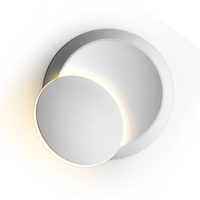 

Post modern wall lamp Moon style adjust black and white ceiling mounted lamp corridor and kids room decoration LED wall Light