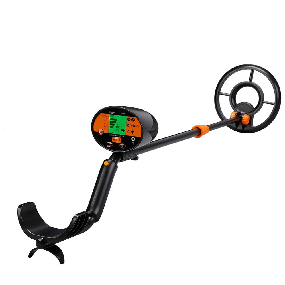 

Metal Detector MD-3060 Pinpoint Gold Detector for Kids Adults Adjustable Outdoor Metal Finder with ALL METAL and DISC Modes