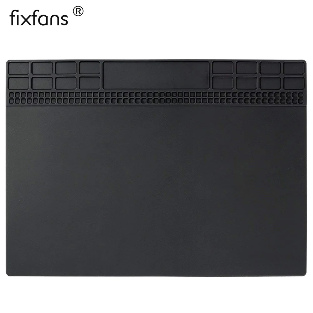 Heat Resistant Insulation Silicone Pad Desk Mat Maintenance Platform for Heat Gun BGA Soldering Station Electronics Repair Tool