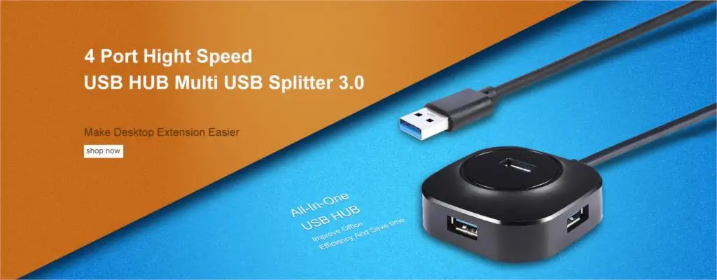 Мини usb-хаб 3,0 Мульти USB разветвитель 3,0 5 Гбит/с супер скорость 4 порта ультра тонкий USB 3,0 концентратор компьютер Periphearls для ПК ноутбука