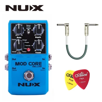 

NUX Mod Core Deluxe Guitar Effect Pedal True Bypass 8 Modulation Effects Preset Tone Lock for Electronic Guitar and Bass