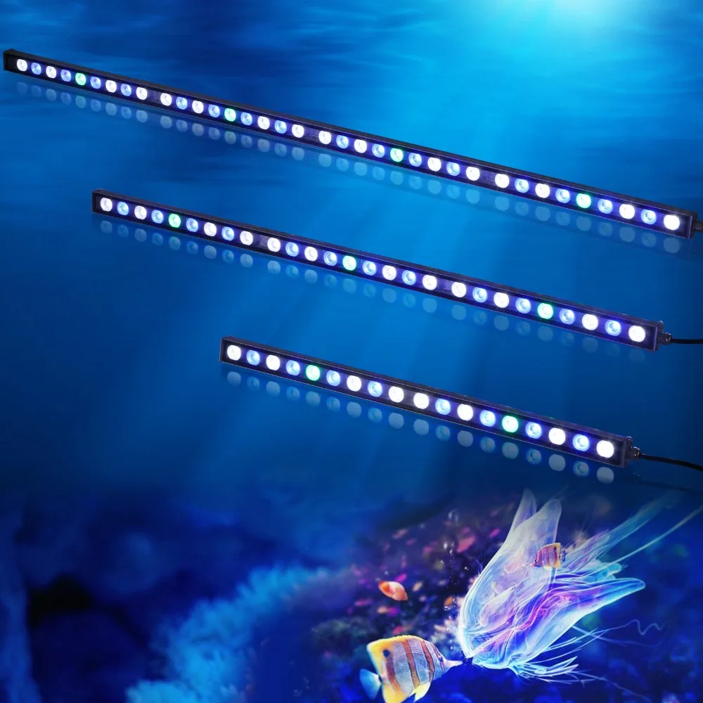 10pcs/lot 108W IP65 Waterproof LED aquarium light bar