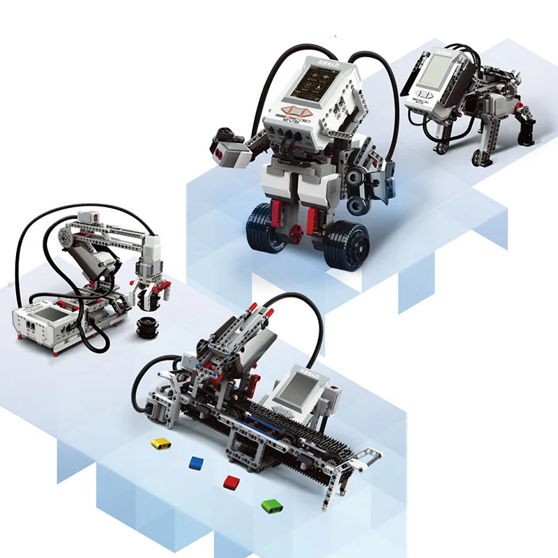 

STEAM 822pcs Programming Education building blocks technological accessories set compatible with 45544 EV3 Core Set 95646