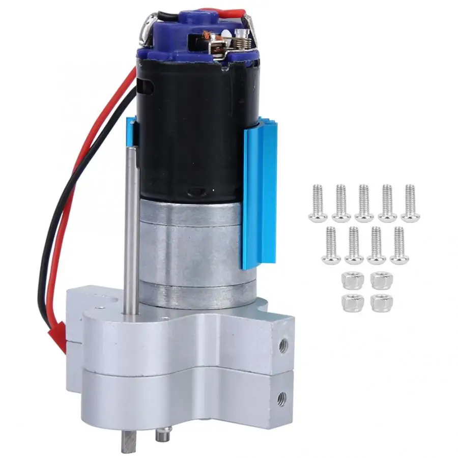 

Speed Change Gear Box Metal Gearbox With 370 Brush Motor RC Car Accessory Fit for WPL C14 C24 B14 B24 B16 B36 remote control car