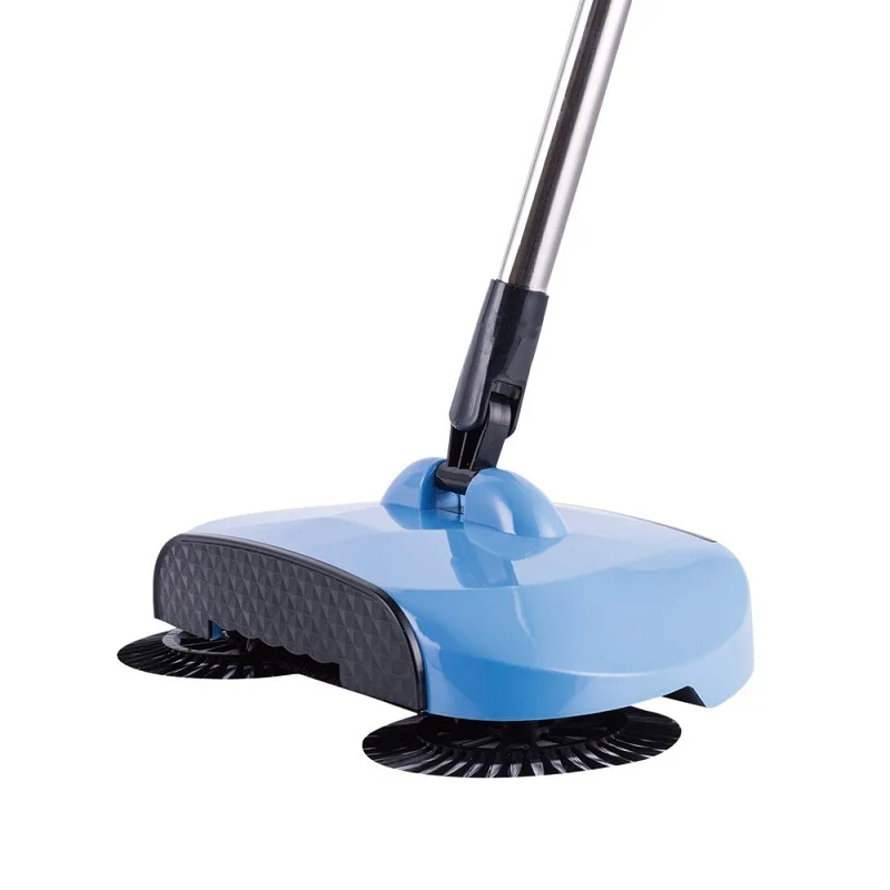 

Hand Push Sweeper mop Stainless Steel Sweeping Machine Push Type Hand Push Magic Broom Dustpan Handle Household Cleaning Package