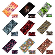 Мужской женский волшебный шарф тюрбан для спорта на открытом воздухе, велосипедная повязка для езды на велосипеде, Балаклава, трубка, Теплая бандана, маска для лица