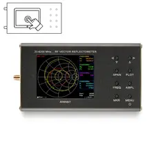Портативный VNA КСВ Векторный анализатор сети рефлектометр Arinst 23-6200 МГц