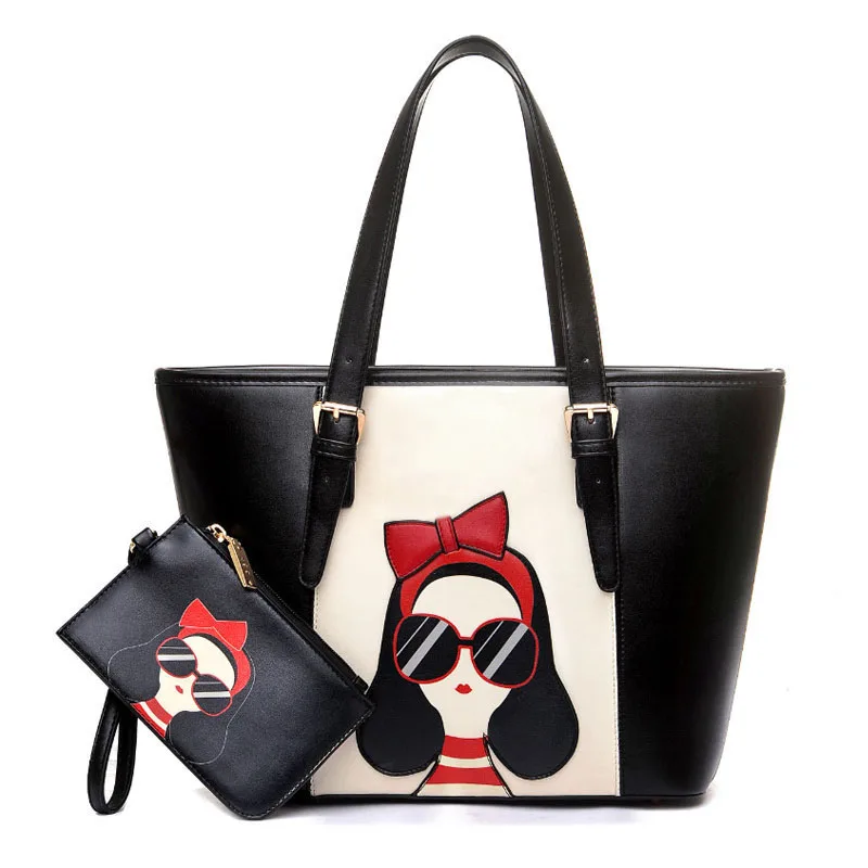 Large Composite Bag Brand Women Leather font b Handbags b font font b Set b font