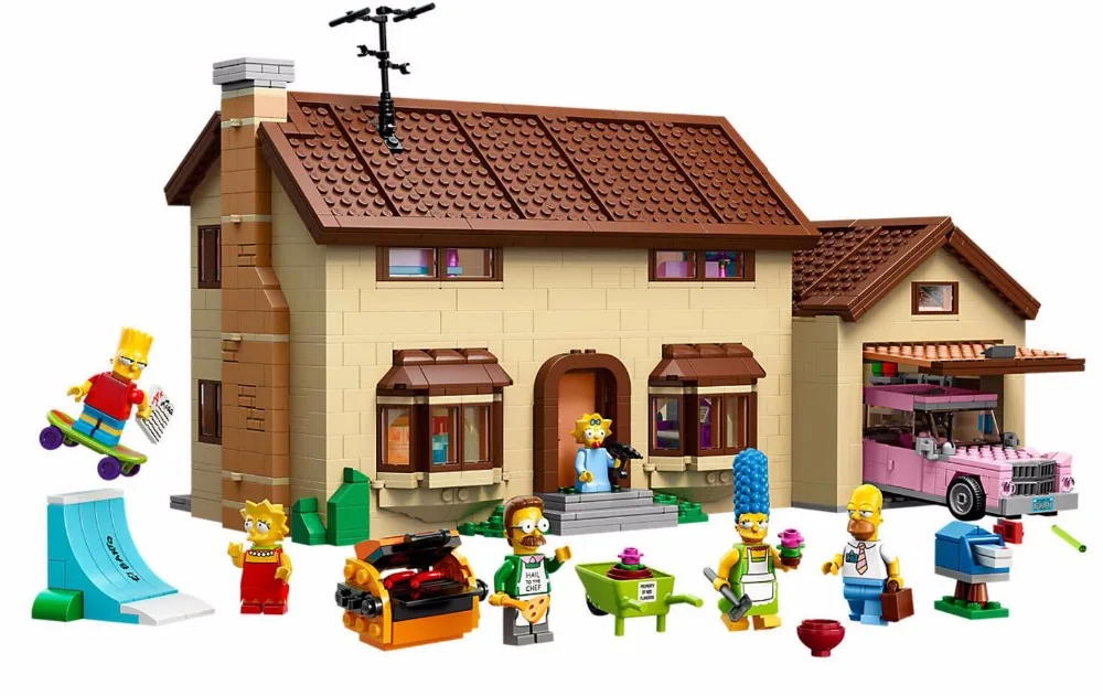 

Simpsons Series The Simpsons Bart Homer 71006 Building Blocks 2586pcs Bricks Toys Compatible With Legoings