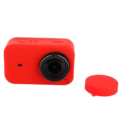 Силиконовый защитный чехол для Xiaomi Mijia 4K Mini Action camera+ Защитная крышка для объектива - Цвет: 5