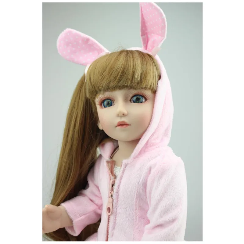 

17inch Blyth Doll BJD Cute Joint Dress Doll with Long Hari Girl Play House Toy Collectible Realistic Dolls Russia Gifts for Girl