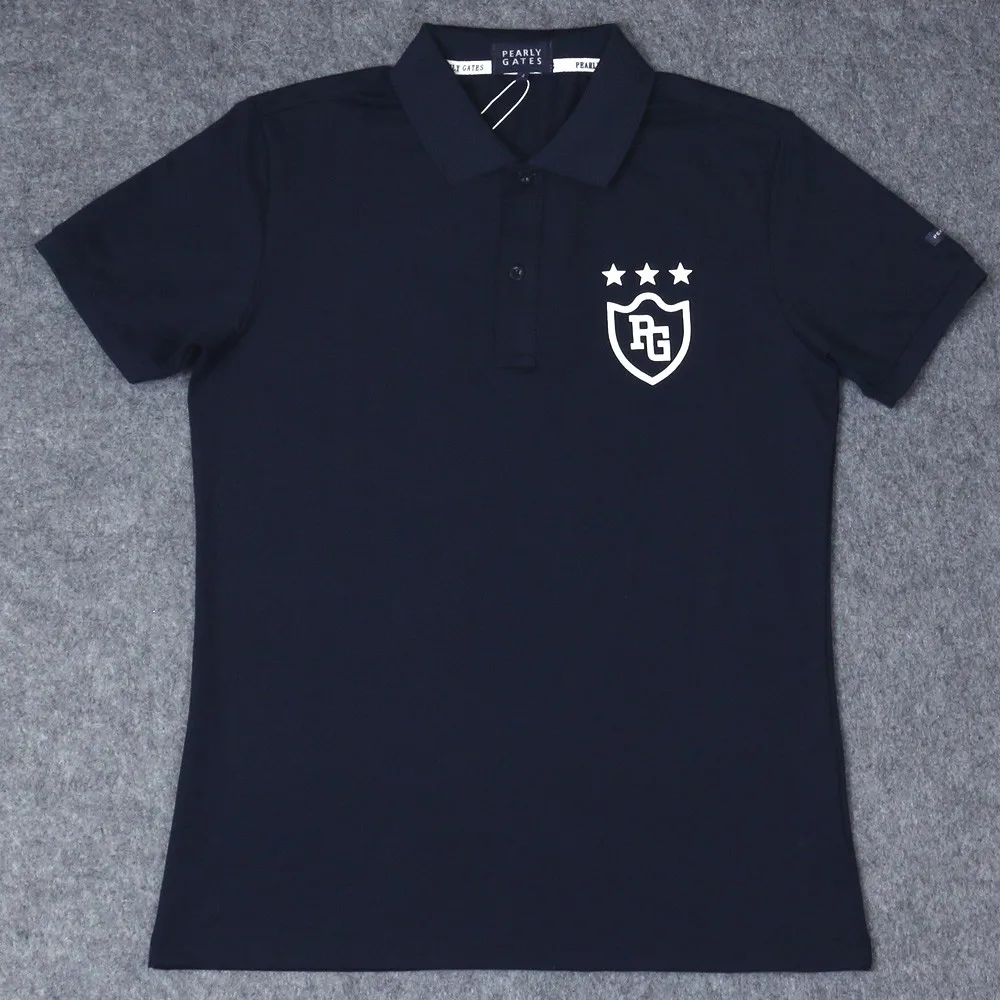 

Summer Male Pearly Gates Golf Training T Shirts Outdoor Sports Quick Dry Cotton Golf T-Shirts 3 Colors Free Shipping