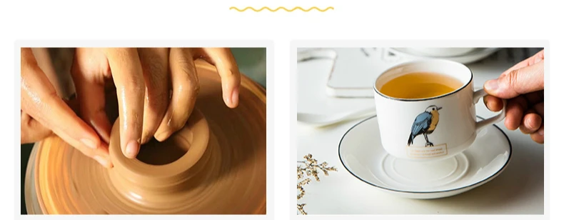 Скандинавском стиле короткий дизайн Костяной фарфор чайный стакан кафе Tazas Xicara Bardak кофейная чашка с блюдцем Copo kahve fincan takimlari