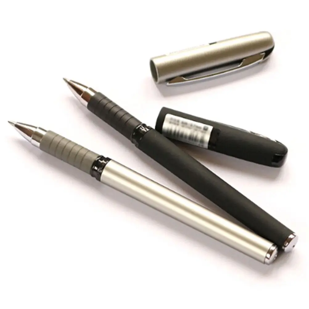 

1pc Business Luxury Pen Carbon Fiber Pen Material Escolar Handle Writing Gel Roller Ball Pen For School Office Stationery