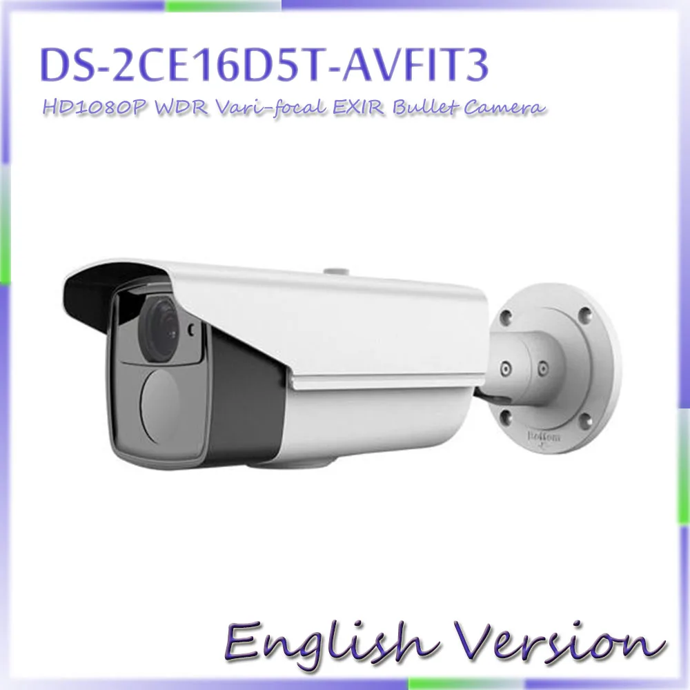 in stock english version Turbo HD1080P Outdoor Vari-focal EXIR Bullet Camera DS-2CE16D5T-AVFIT3