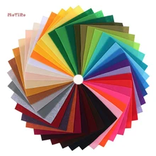 

MoTiRo,Colored Soft Felt Nonwoven Fabric For Dolls/Crafts,Polyester Material of Handmade/Needlework/DIY/Sewing,42pcs,15*15cm