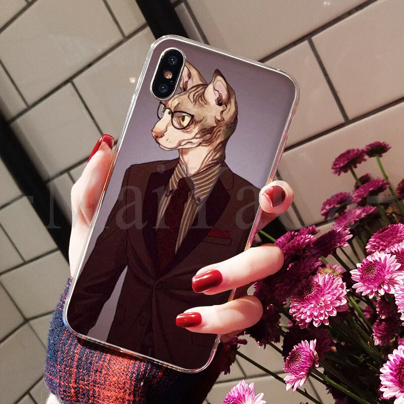 Модный чехол для телефона MaiYaCa Sphynx Mr. Cat для Apple iPhone 8 7 6 6S Plus X XS max 5 5S SE XR - Цвет: 5