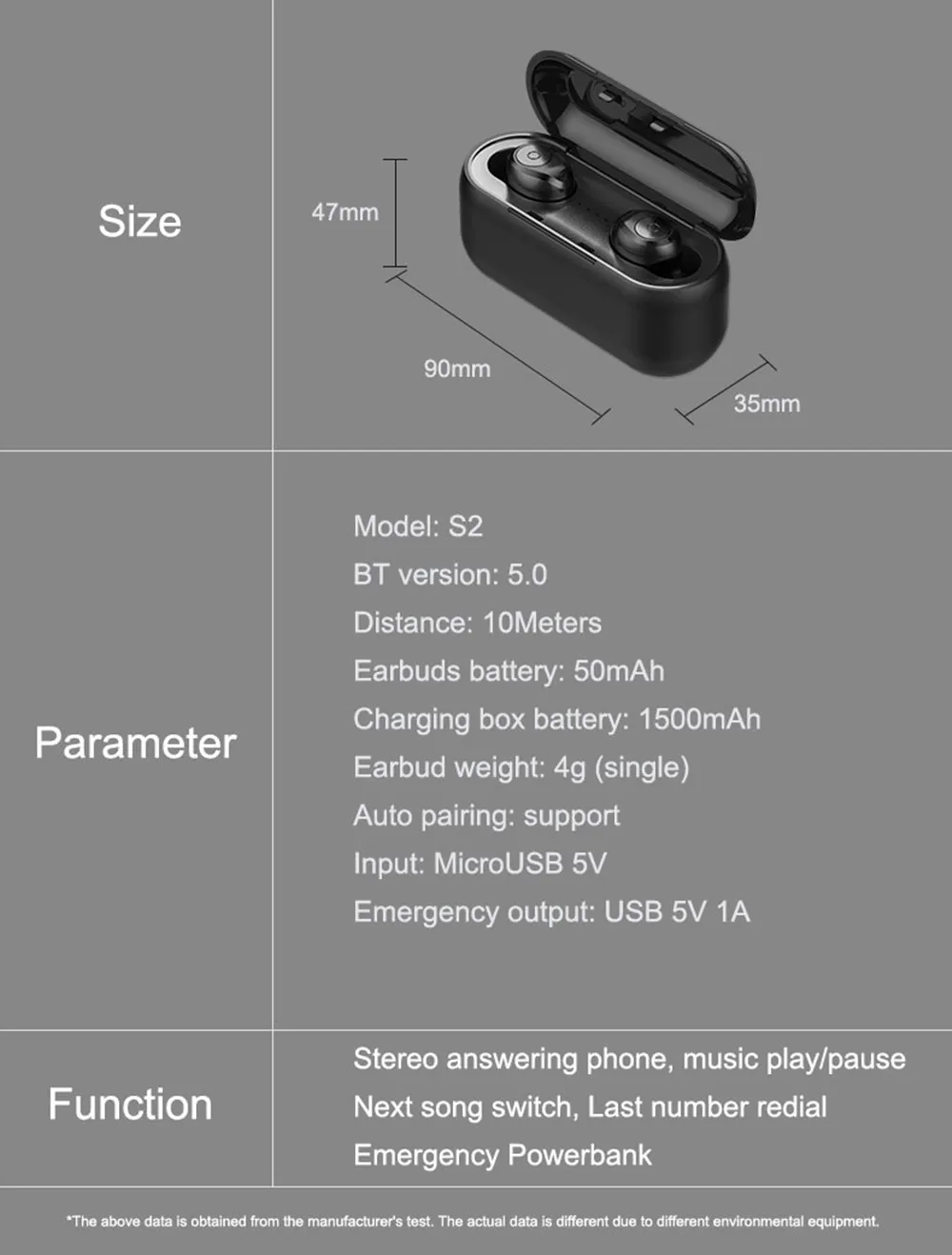 HYASIA Bluetooth 5,0 наушники TWS беспроводные наушники BT Спорт Handsfree Наушники 3D стерео игровая гарнитура с микрофоном зарядная коробка