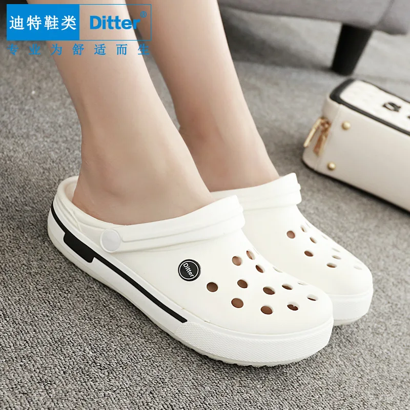 

EABXZ Garden Shoes Summer Non-slip EVA Cave Shoes Women Sandals Couples Cave Shoes Flat Shoes Unicorn Slippers Fur Mules