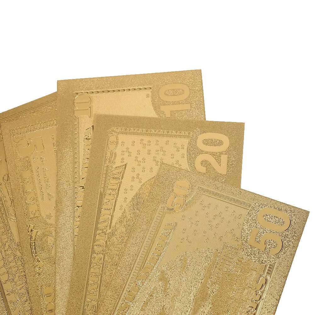 Памятной Примечания США Античная покрытием украшения 24 K позолоченный долларов монета поддельные деньги высокое качество банкноты Золотой Сувенир