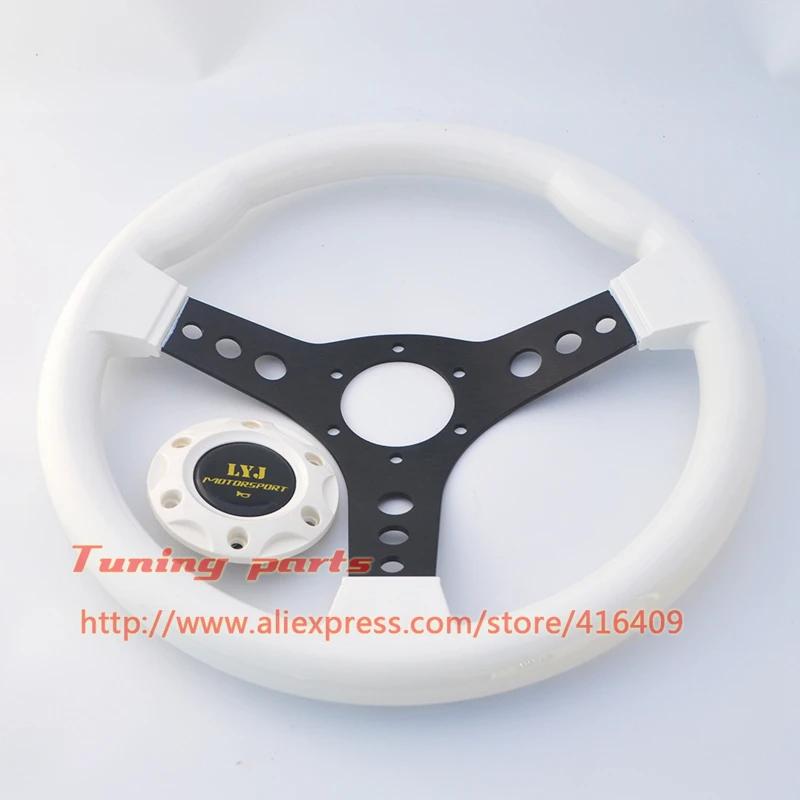 White car steering wheel ABS (6)