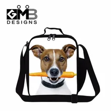 Новейшие милые сумки для обедов для женщин, Детская сумка для обеда с принтом собаки, стильный изолированный Ланчбокс сумки для детей, сумка для еды на плечо для девочек