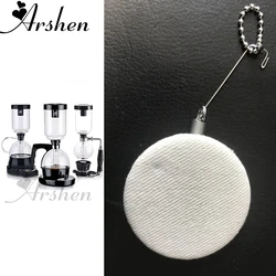 Arshen Reusable Syphon Coffee Cloth Filter Flannel Coffee Filter Use for Hario Yama Syphon Diguo Electric Siphon Coffee Maker