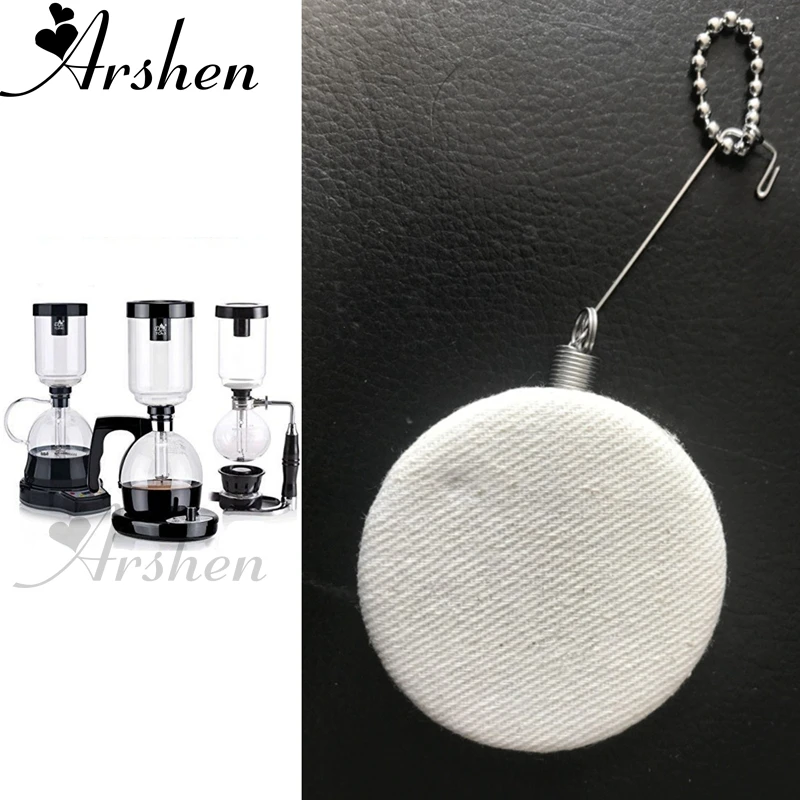 Arshen многоразовый сифон для кофе, ткань для фильтра, фланелевый фильтр для кофе, для Hario Yama Syphon Diguo, Электрический сифон для кофе Arshen многоразовый сифон для кофе, ткань для фильтра, фланелевый фильтр для кофе, для Hario Yama Syphon Diguo, Электрический сифон для кофе