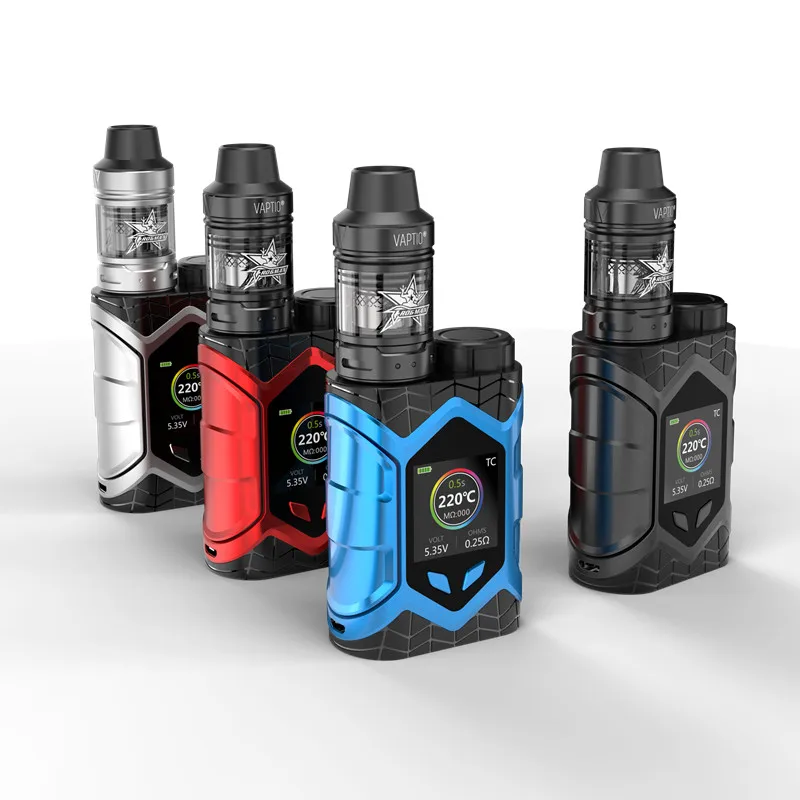 

New Original Vaptio Wall Crawler FROGMAN TANK 2.0ML 80W RDA/RDTA Tank Firmware Upgradeable Wall Crawler Vape TCR 1.3 inch Screen