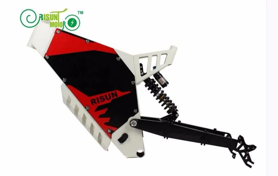 Perfect Exclusive Customized Electric Bicycle Frame /eBike Mountain 72V 3000W Motor Black Or White Frame 2