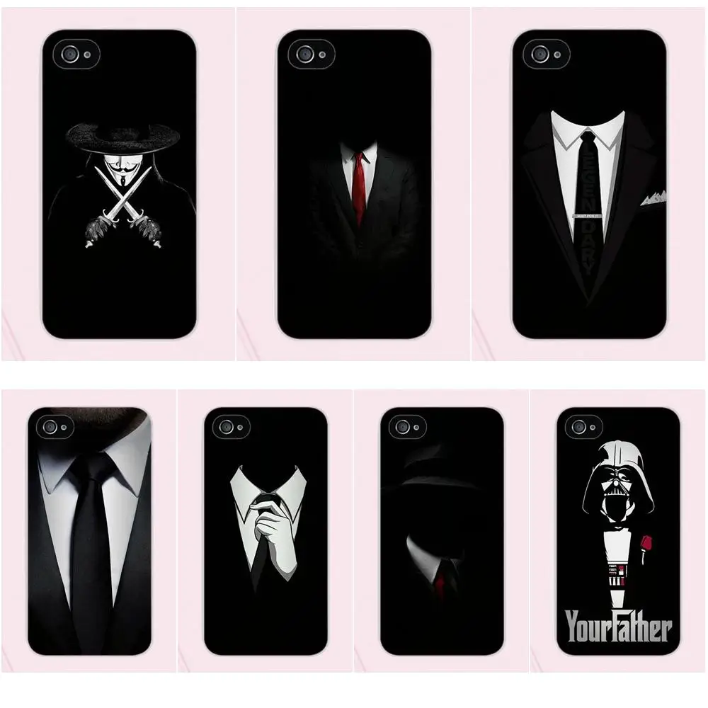

Soft Custom Design For Sony Xperia Z Z1 Z2 Z3 Z4 Z5 compact Mini M2 M4 M5 T3 E3 XA Dark Suit Mystery Man Black Scrub