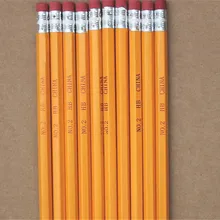 1200 карандаши с резиновыми желтый деревянный карандаш с ластиком 19 см* 0.8 см