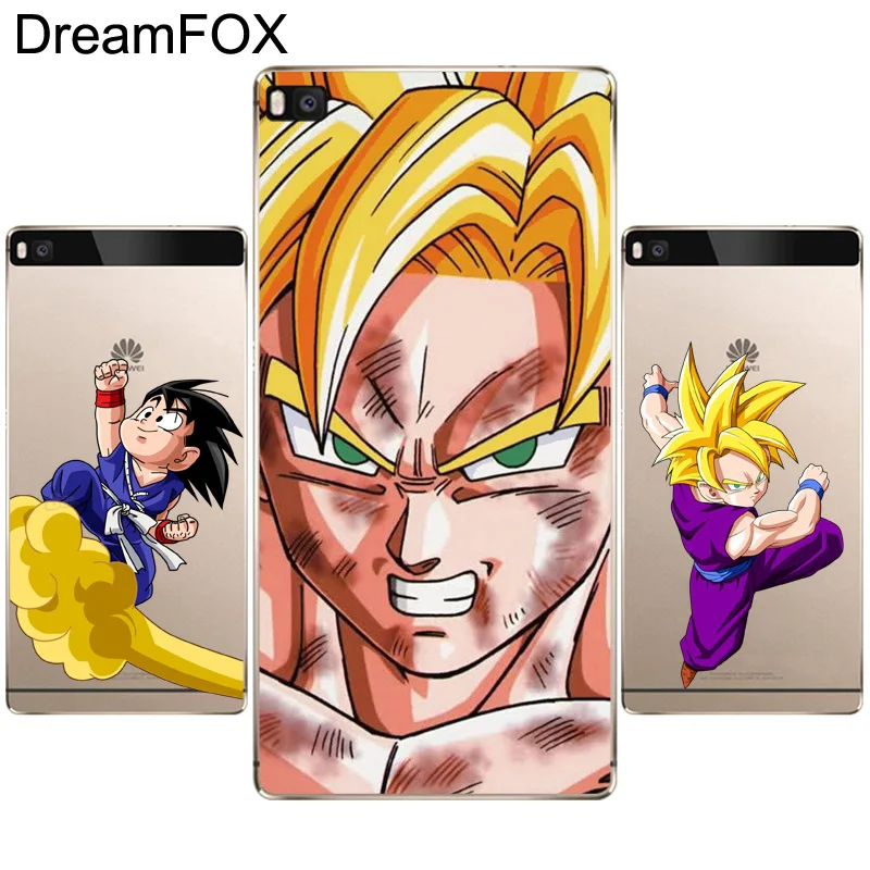 N317 мультфильм Dragon Ball силиконовый чехол-накладка из мягкого ТПУ чехол для Huawei P8 P9