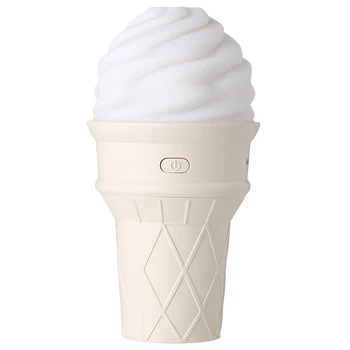 

240 ml Ice Cream Moisturizing skin Lamp Humidifier LED Humidifier Air Diffuser Purifier Atomizer Refreshing Freshener