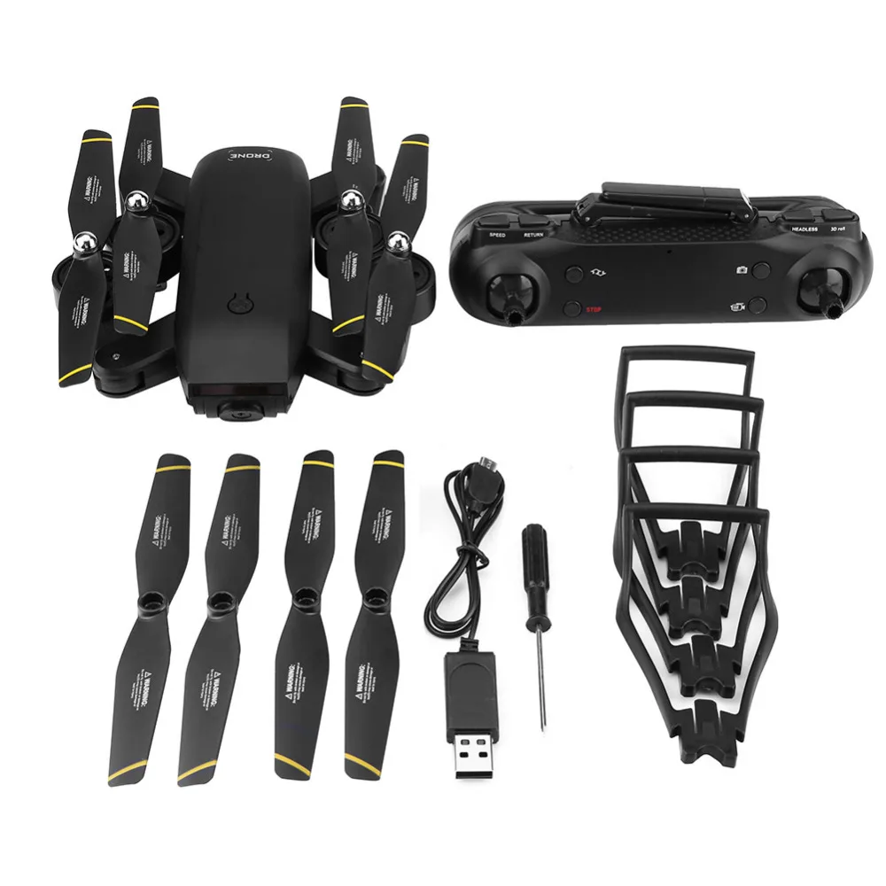 

2.4Ghz Wifi FPV Drone Folding RC Drone Quadcopter Remote Control Toy with HD Camera Altitude Hold Wifi Drone Toys 3 Types 2018