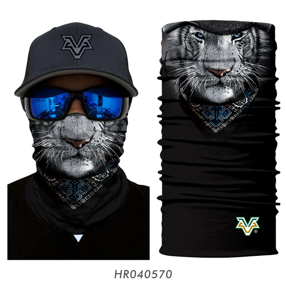3D Животные банданы охотничий шарф щит рыболовная маска велосипедный шарф грелка на шею повязка для головы Защита от солнца банданы для мужчин на открытом воздухе