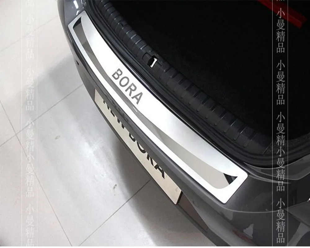 

High quality stainless steel Rear bumper Protector Sill For 2013-2015 Volkswagen bora