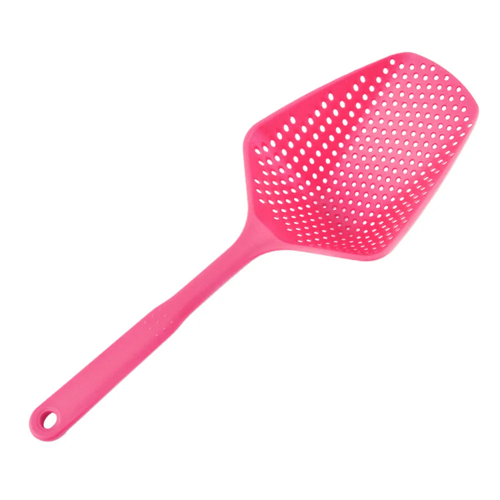 Cooking Shovels Vegetable Strainer Scoop Nylon Spoon High temperature resistant pressure Colander Soup Filter Kitchen Tool C1023