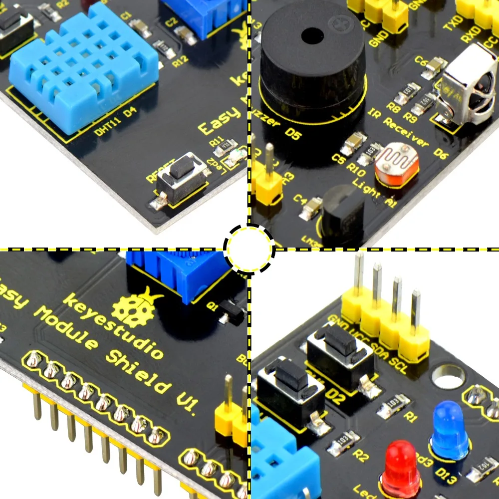 Keyestudio многоцелевой щит V1 для Arduino стартера