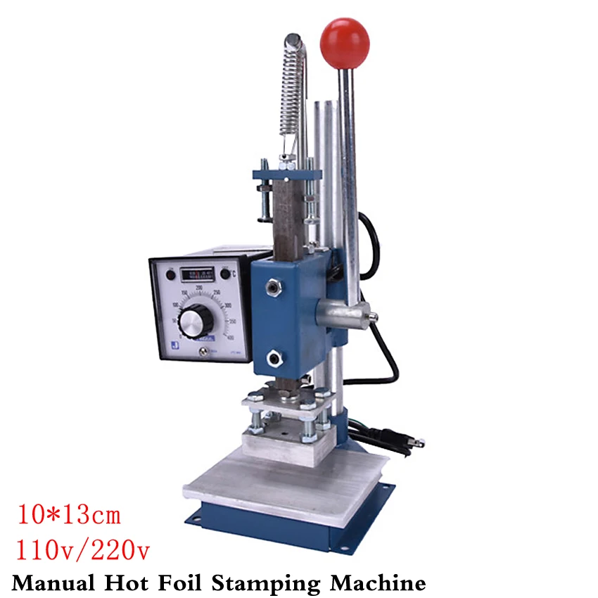 Hot Foil Leather Embossing Stamping Machine 10*13CM 110V Notebook