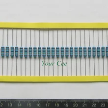 50 шт. 1 Вт металлический пленочный резистор 180 Ом 180R 1% Допуск погрешности Соответствует rohs, не содержит свинец